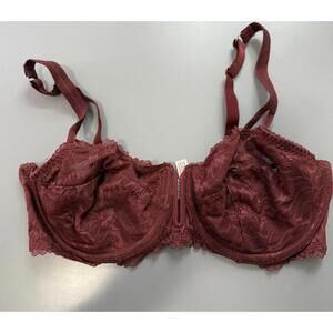 Auden unlined balconette underwire bra size 38DD